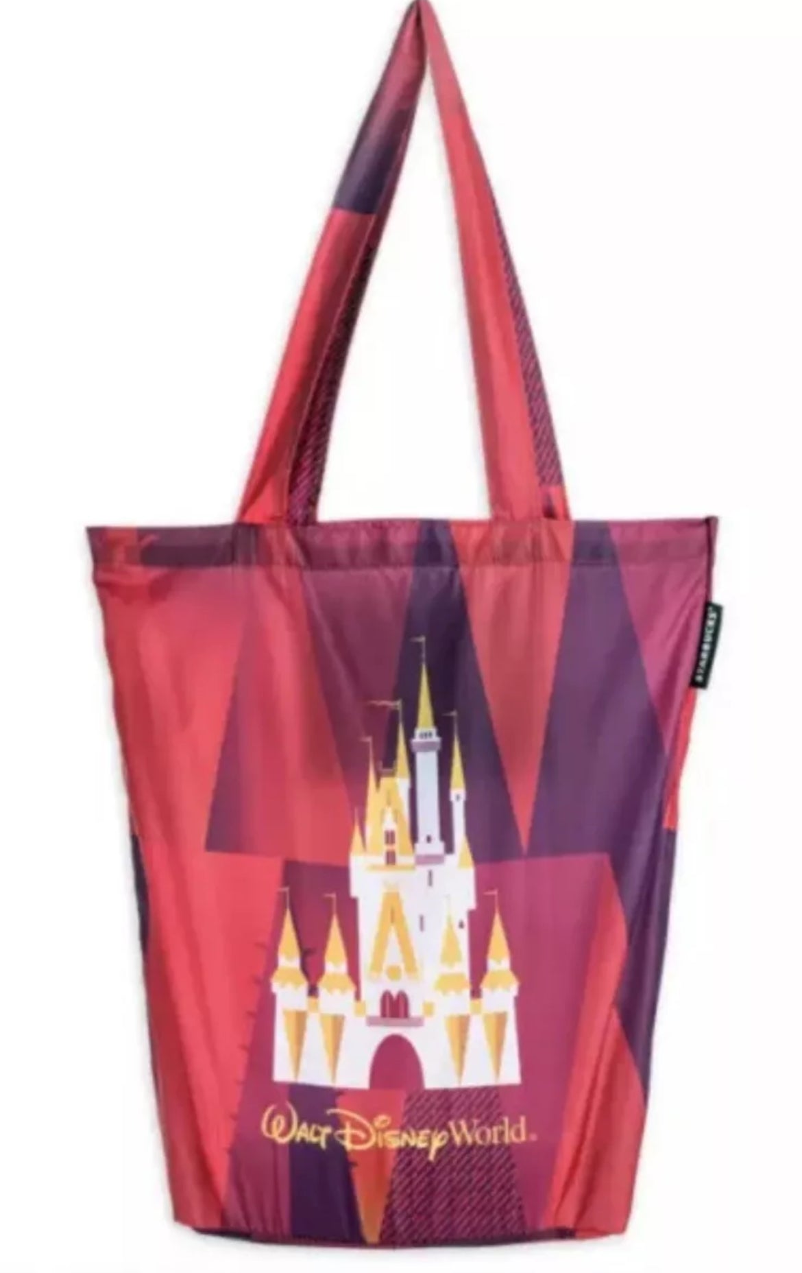 Walt Disney World Parks Cinderella Castle Starbucks Tote Bag with Pouch Unopened Pre Owned