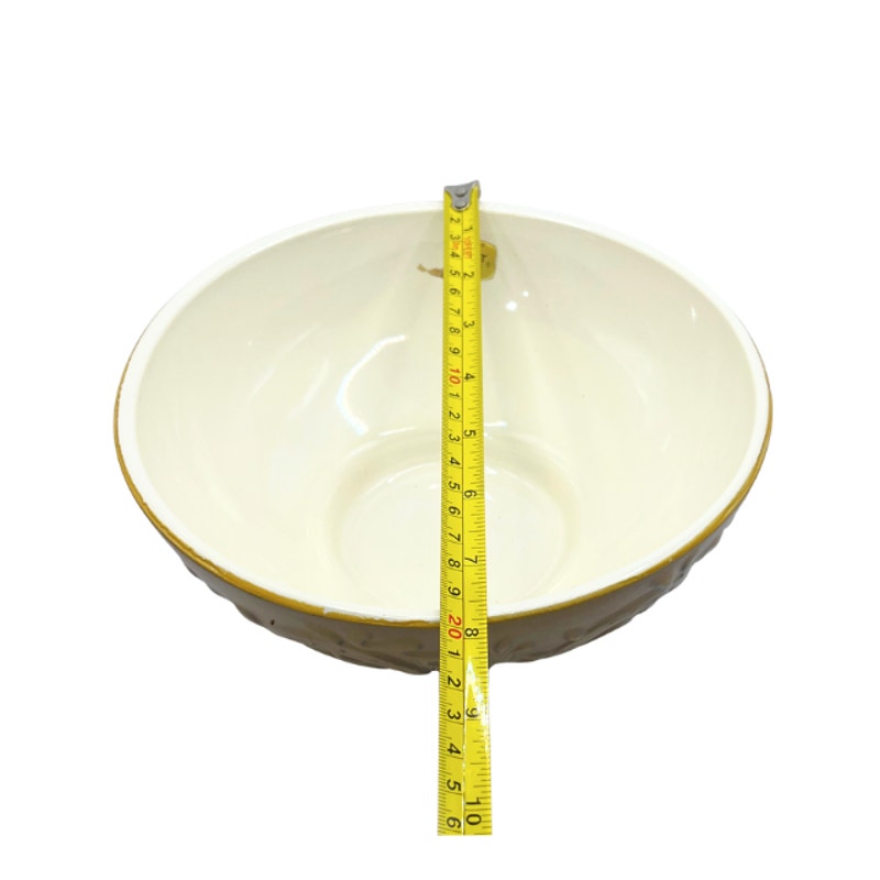 Vintage Haeger USA Pottery Footed Bowl 102 Ombre Golden Brown
