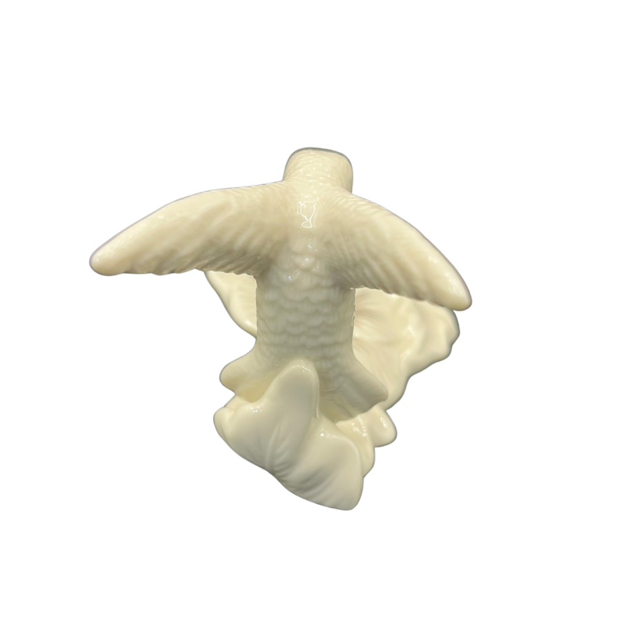 Vintage Lenox Hummingbird Ring Dish Cream and Gold