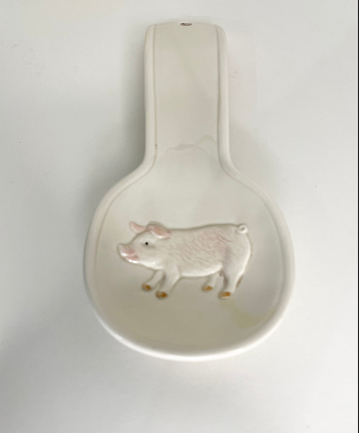 Otagiri Ceramic Country Pig Spoon Rest Made In Japan