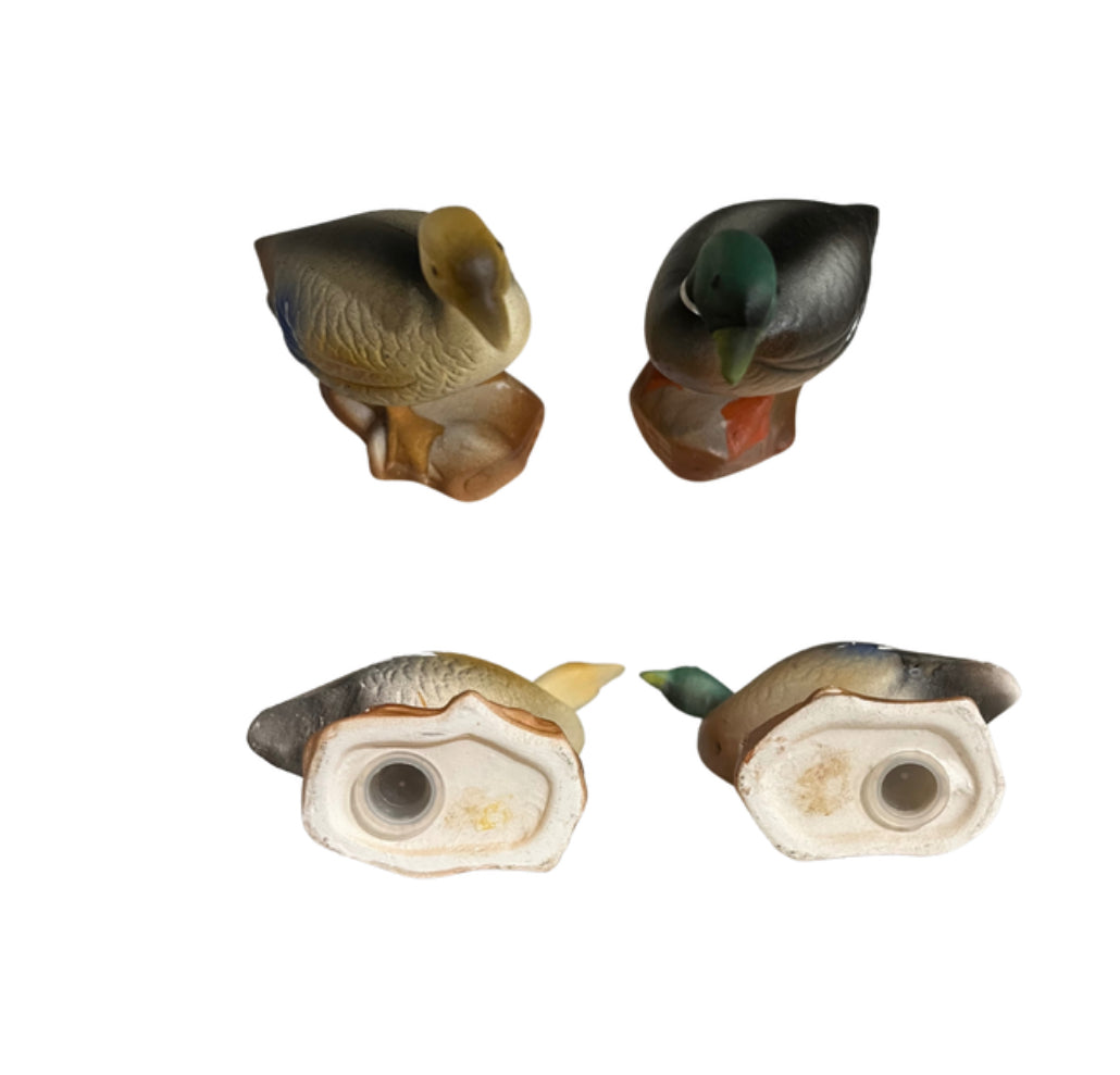 Vintage Duck Couple Salt and Pepper Shakers