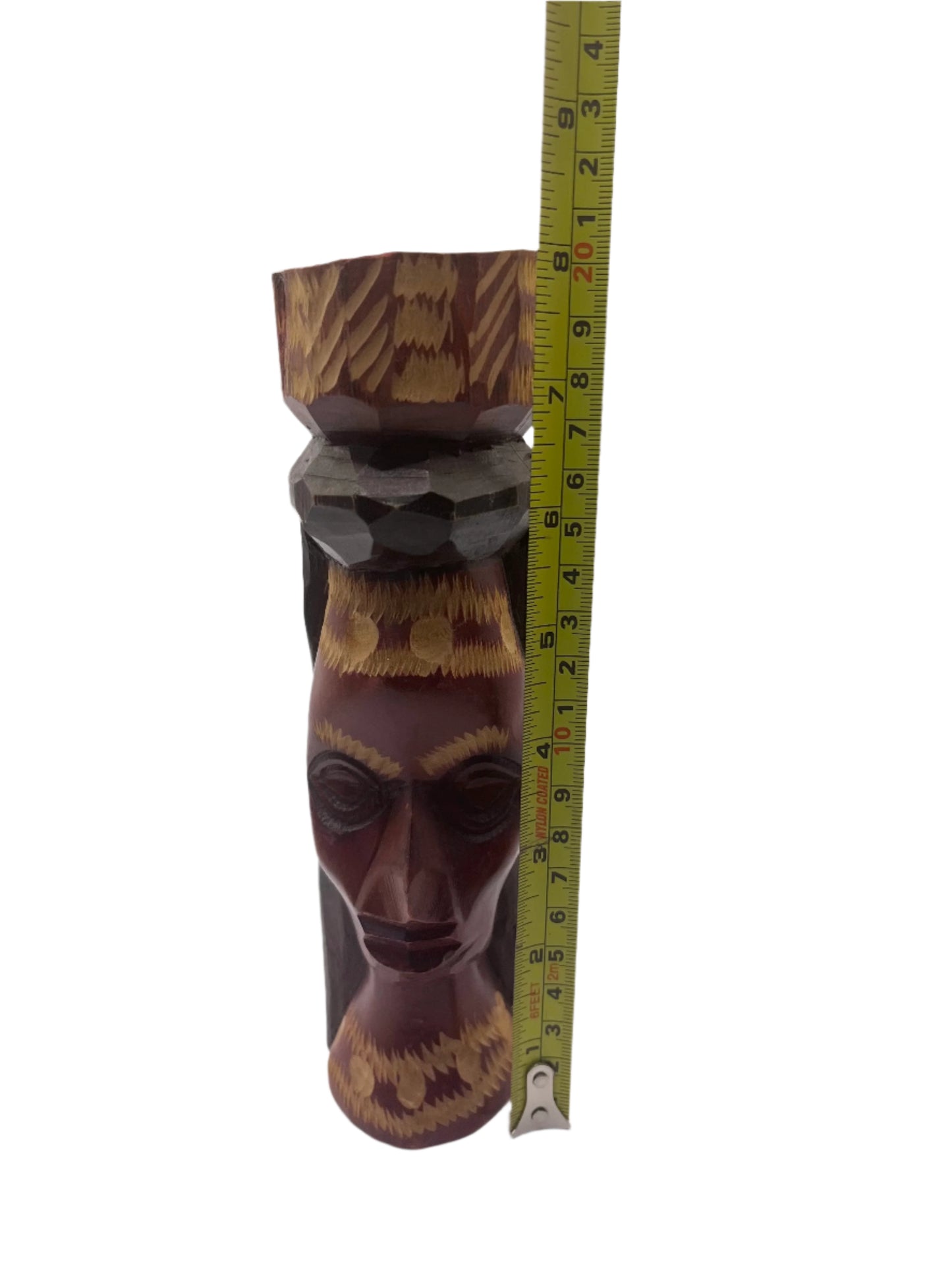 Vintage Hand Carved 8" Jamaican Folk Art Tiki Figure