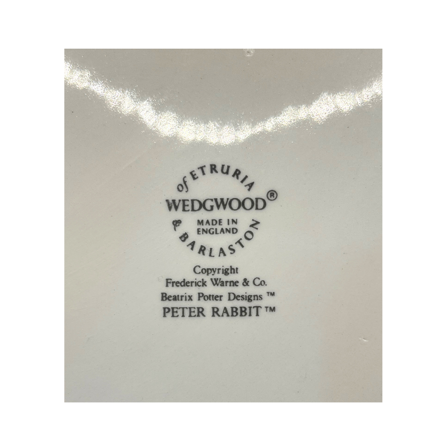 Vintage Beatrix Potter Peter Rabbit Baby Toddler Ceramic Toddler Bowl