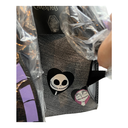 Loungefly Nightmare Before Christmas Jack & Sally Eternally Yours Tombstone Mini Backpack Pre Owned