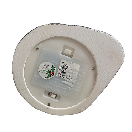 VTG Frosted Ghost Sterling 8 3/4” Acrylic Battery Operated (3 AAs)