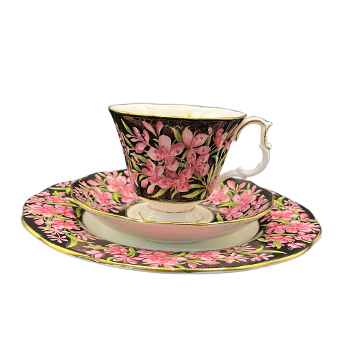 Royal Albert Provincial Flowers Fireweed 3-Piece Set Original Bone China