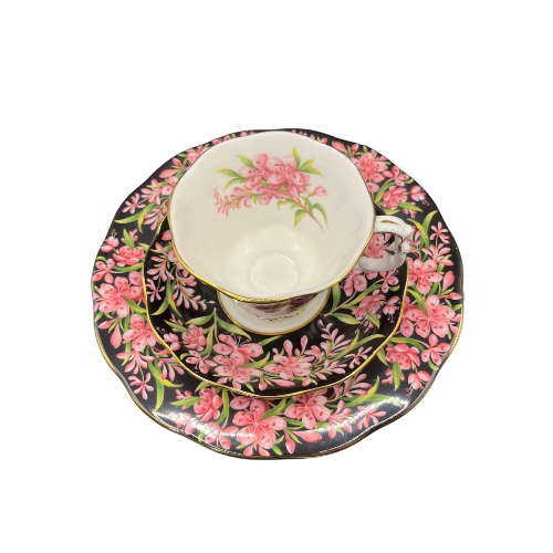 Royal Albert Provincial Flowers Fireweed 3-Piece Set Original Bone China