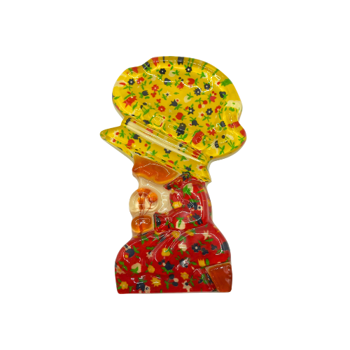 Vtg Holly Hobbie Lucite Spoon Rest and Napkin Holder Circa 1970's
