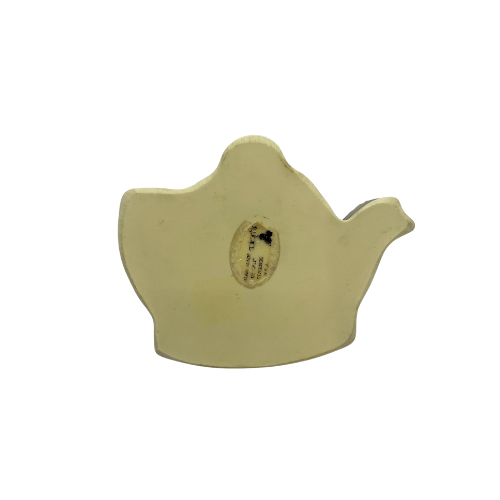 Vintage Lucite Teapot Teabag Holder Dried Flowers in Lucite, Cottagecore
