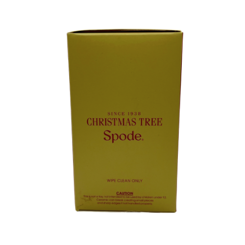 Spode Ceramic Angel 3" Christmas Tree Design Ornament New in Box