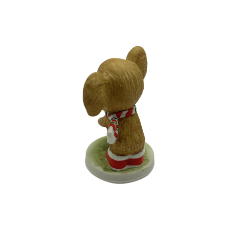Vtg Lefton China Koala w/ Stocking Cardinal with Sticker