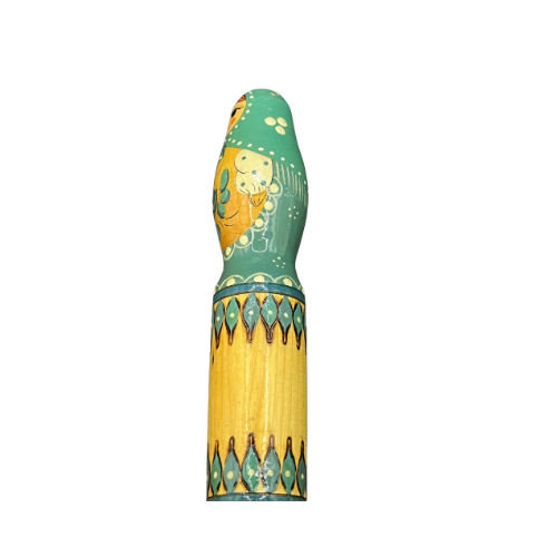 Russian Matryoshka Doll Colored 12" Pencil Green