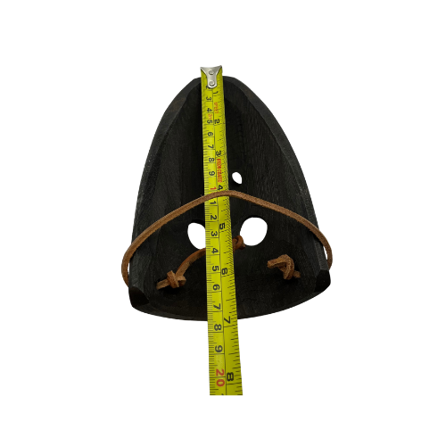 Mamuthones Wooden Black Wall Mask Hand Carved