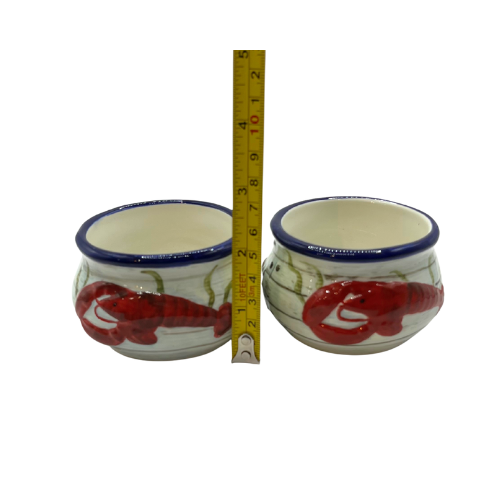 Kate McRostie Fisherman's Catch Serving Butter Bowls 3" Certified International