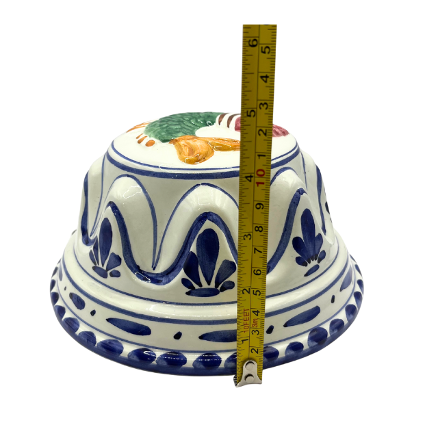 Vintage ABC Bassano Ceramic Cake Mold Fish Wall Hanger 7.5" Made in Italy