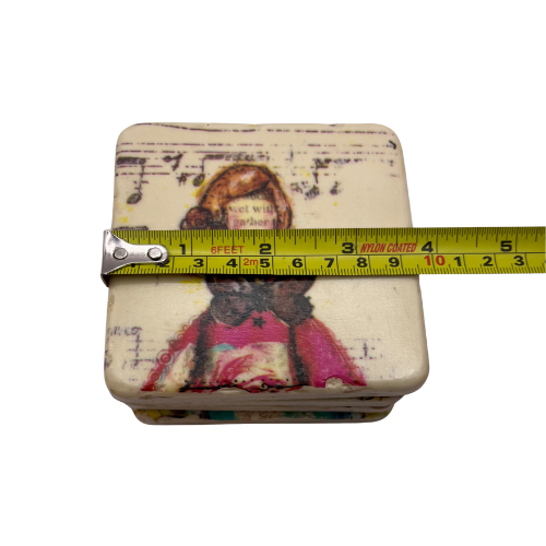 New Christy Tomlinson Designs Fashion Inspired Coasters Set of 4 Cork Back