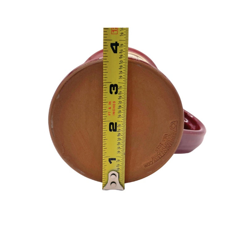Deneen Pottery Olallieberry Inn Cambria CA Hand Thrown Red Coffee Mug 2019