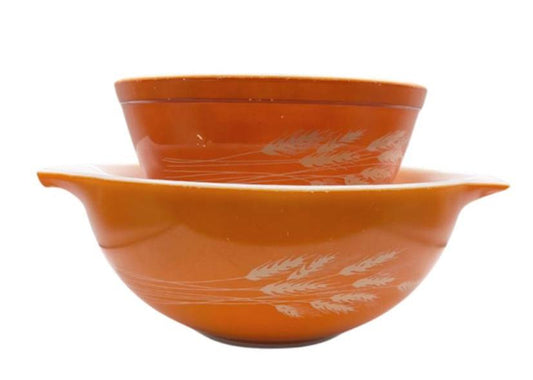 Vintage Pyrex Corningware “Autumn Harvest” Cinderella Mixing Bowls