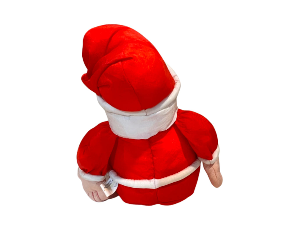 1990 Prestige Toy Corp 9" Nylon Santa Christmas Plush