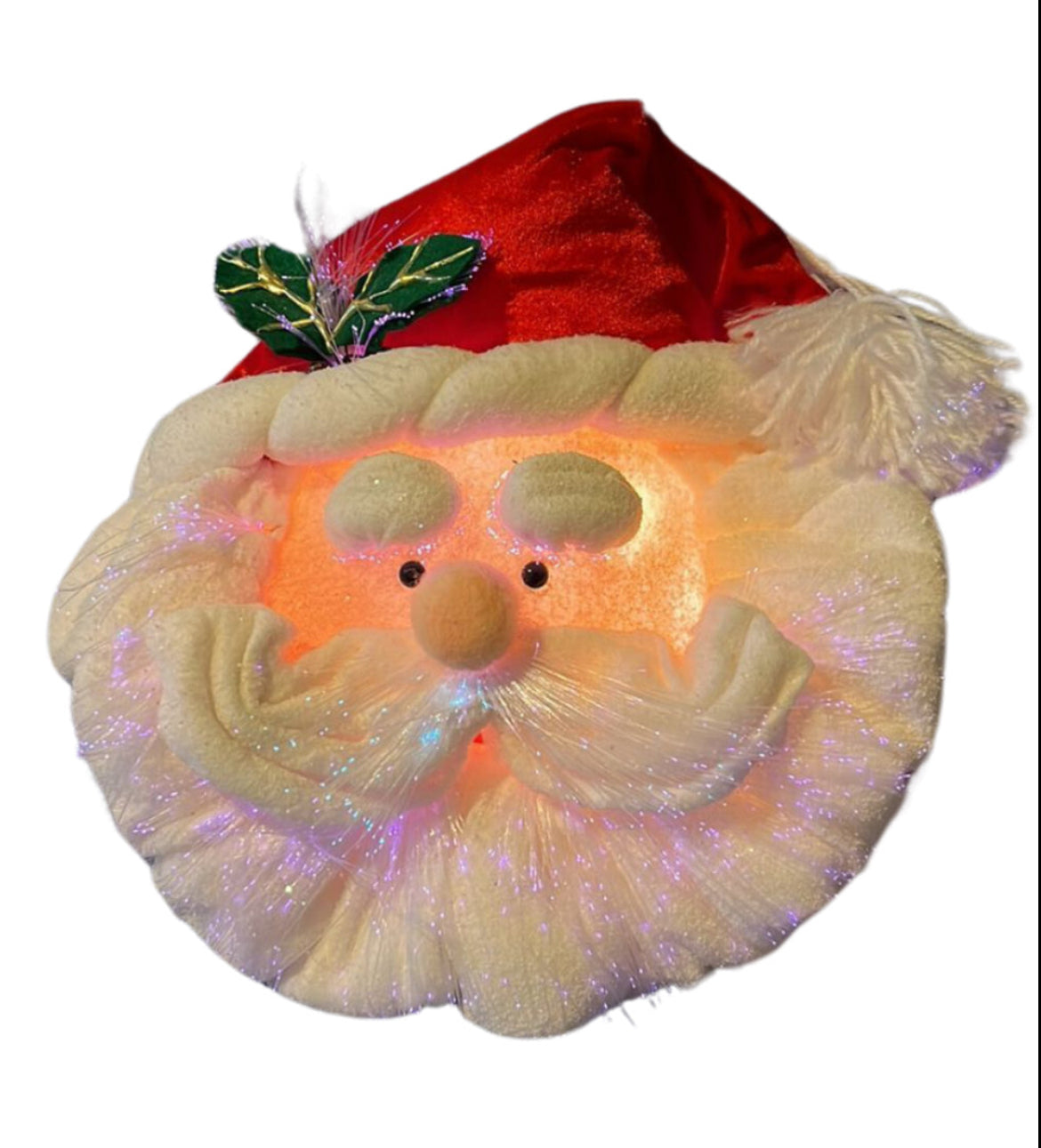 Fiber Optic Santa Head