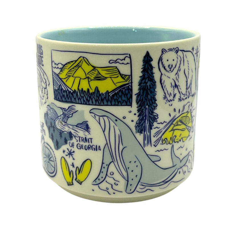 Starbucks British Columbia Canada Been There Series 2023 Coffee Tea Mug 14oz
