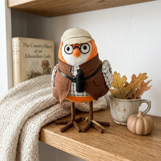 Target Hyde & Eek Featherly Friends Speck Harvest Bird Figurine 2021 Tweed Cap