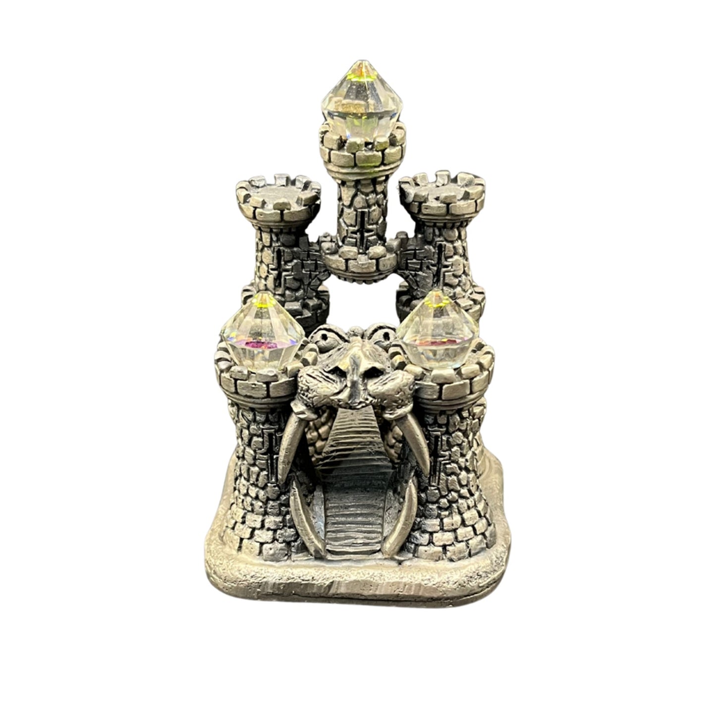 Vintage Tudor Mint Pewter The Dragon Gateway by Roger Gibbons Myth and Magic Pewter Crystal Figurine