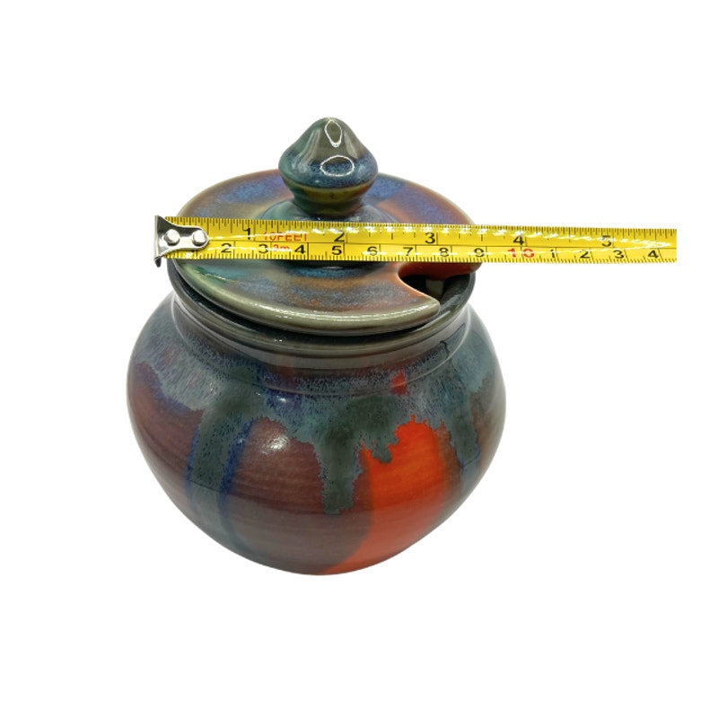 David Howard Ashley Pottery Lidded Jar Vintage Studio Art Pottery