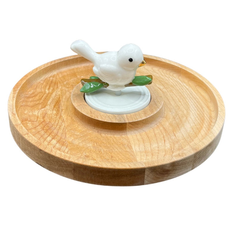 JK Adams for Nora Fleming Maple Cracker Round Serving Board Minis Centerpieces