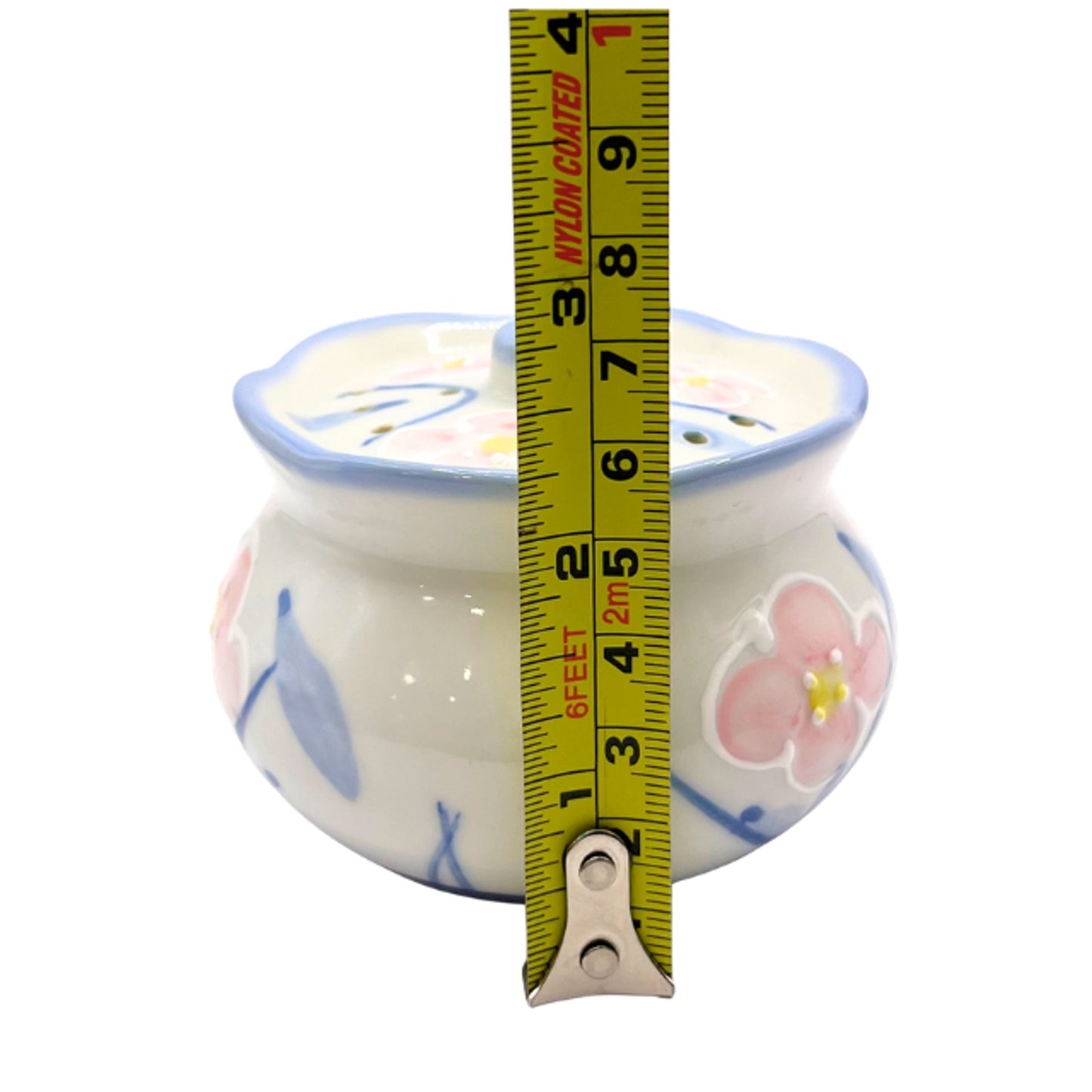 Vintage Ben Rickert Fine China Porcelain Floral Potpourri Jar Pomander
