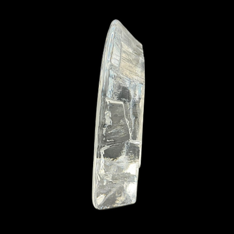 NYBRO Sweden Crystal Equestrian Horse English Rider Iceberg Paperweight Signed