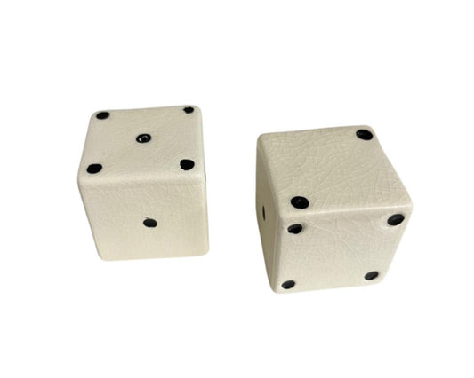 Vtg Dice Salt and Pepper Shakers