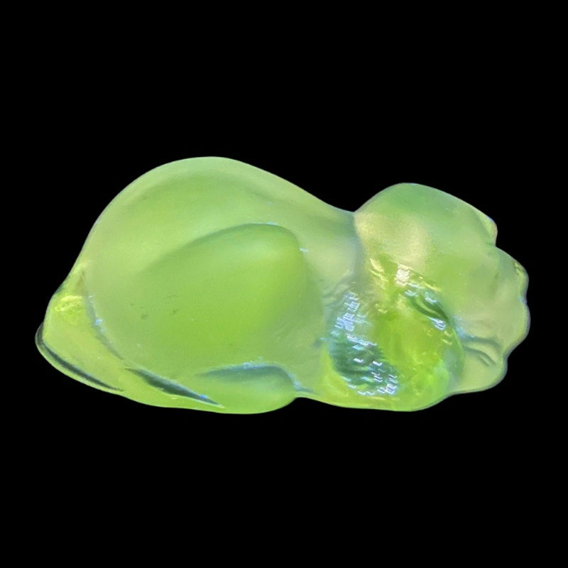 RARE Viking Glass Cocker Spaniel Frosted Satin Crystal Puppy Paperweight