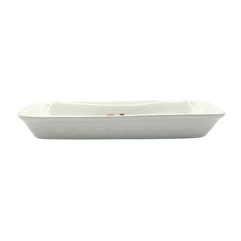 Vintage Waverly Valley Bouquet Ceramic Trinket Tray Vintage Vanity Dish