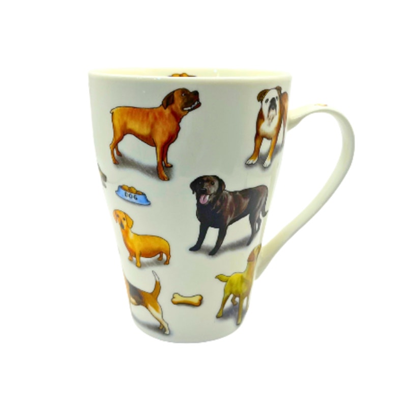 Vintage Man's Best Friend Dog Coffee Mug Paul Cardew Design