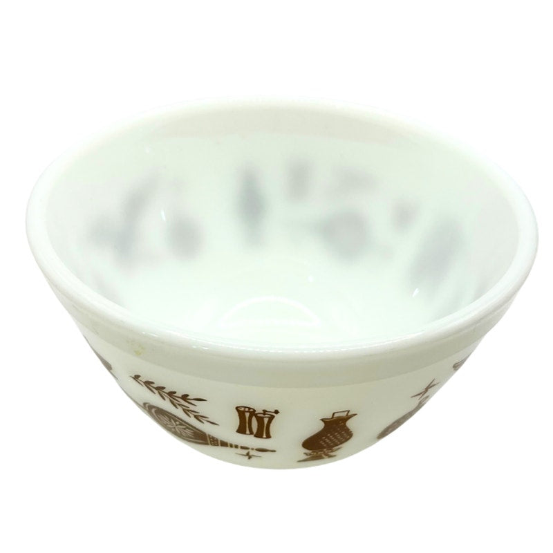 Vintage Pyrex Mixing Bowl Early American Pattern 401 1 1/2pt
