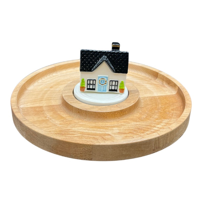 JK Adams for Nora Fleming Maple Cracker Round Serving Board Minis Centerpieces