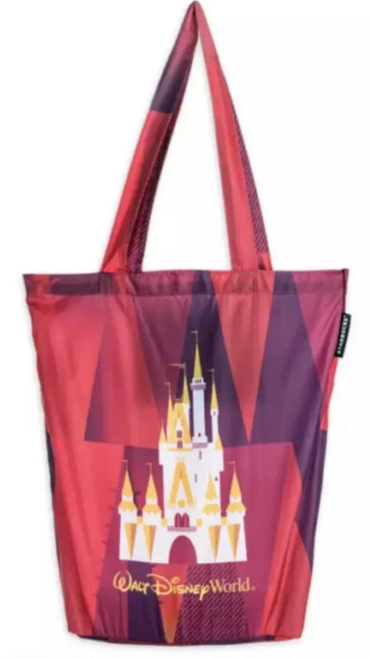 Walt Disney World Parks Cinderella Castle Starbucks Tote Bag with Pouch Unopened Pre Owned