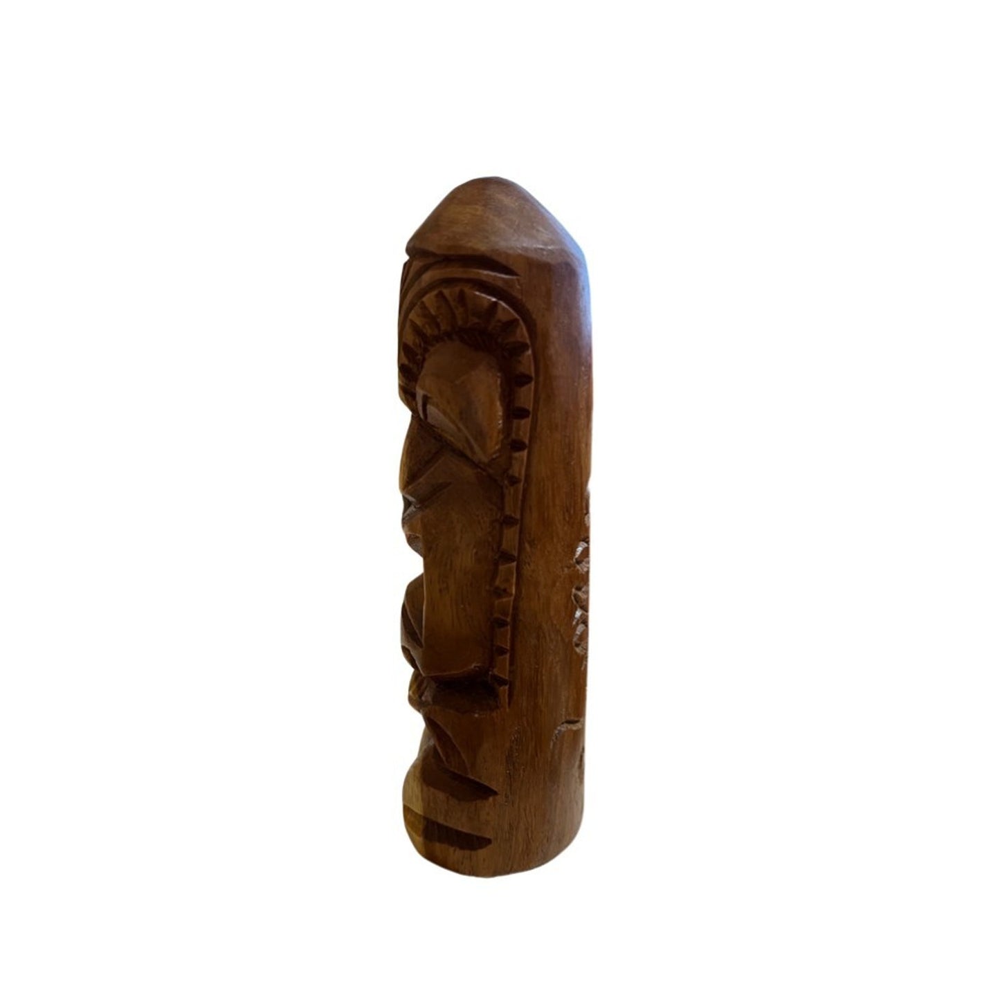 Vintage Hand Carved Wooden Loma Hawaiian Tiki Totem Pole God Figure