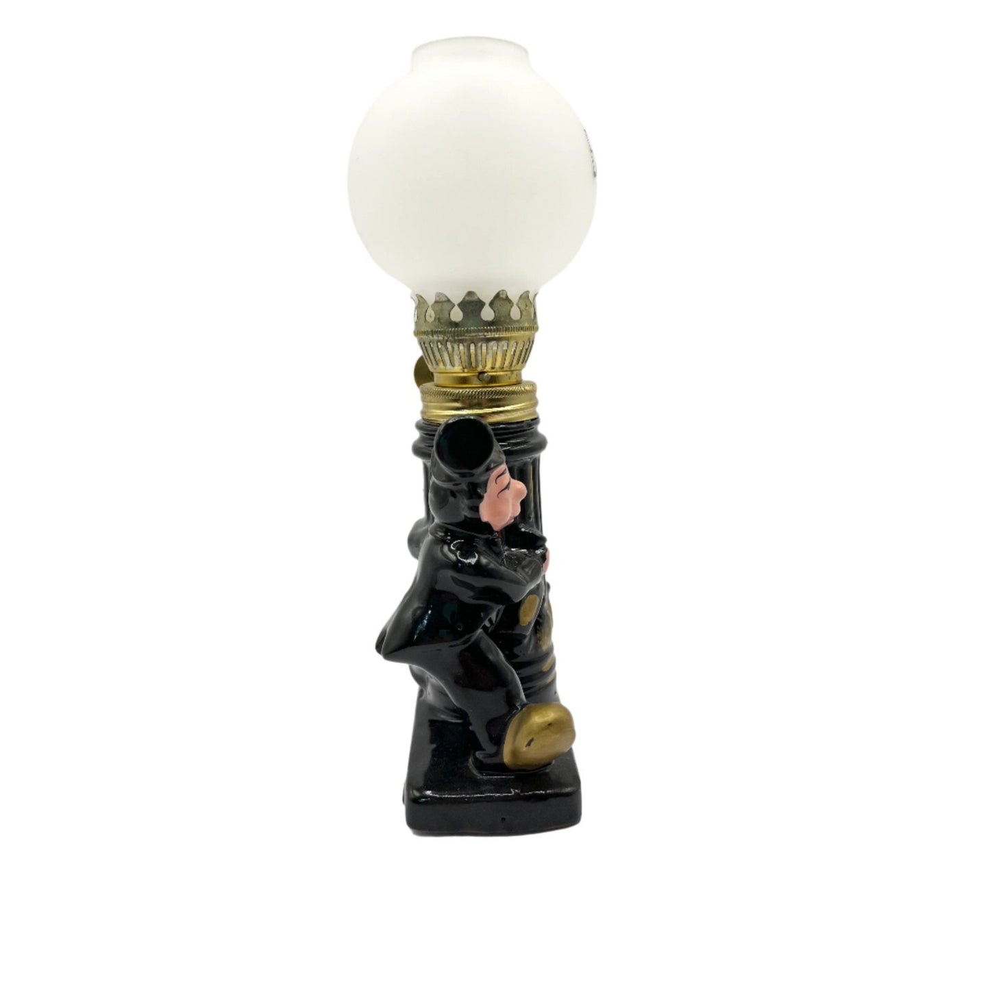 Vintage Good Time Charlie Chaplin Oil Lamp Post Bar Figurine Made in Japan