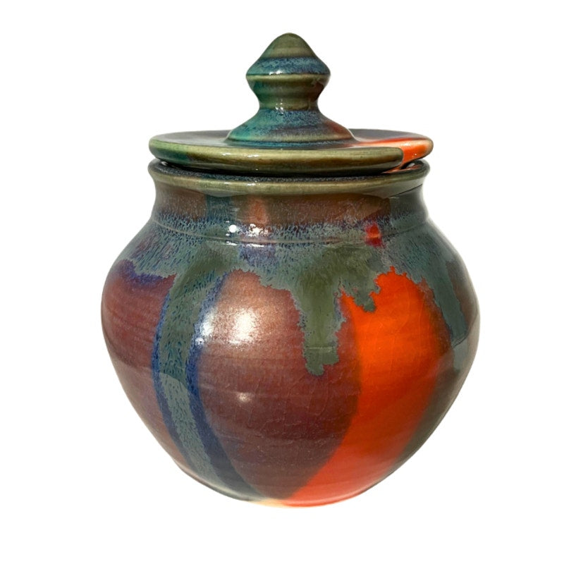 David Howard Ashley Pottery Lidded Jar Vintage Studio Art Pottery
