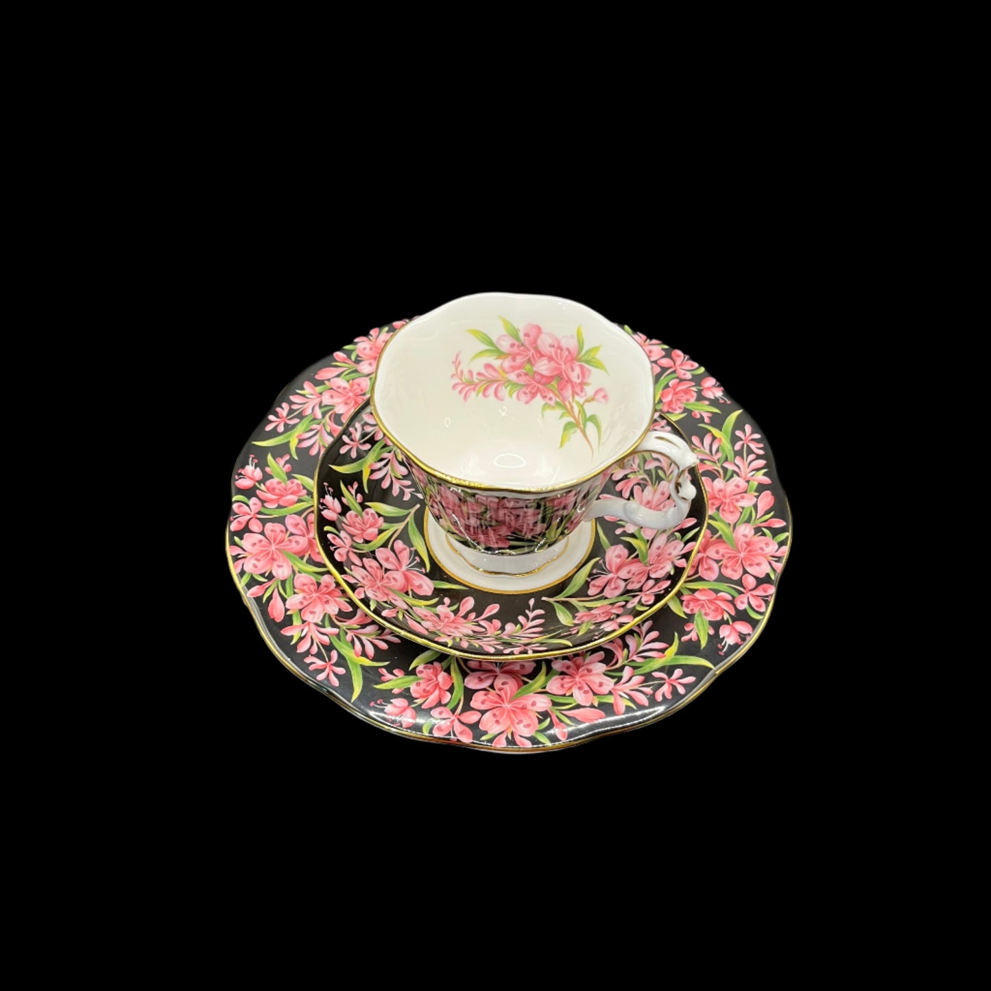 Royal Albert Provincial Flowers Fireweed 3-Piece Set Original Bone China