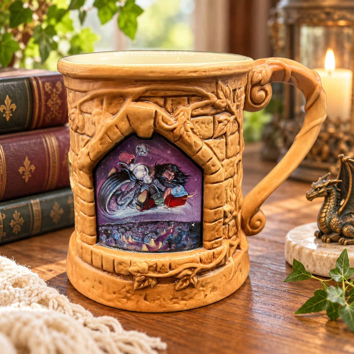 Harry Potter Hagrid Mug Vintage 2000 Warner Bros XPRES Sorcerer's Stone Rare