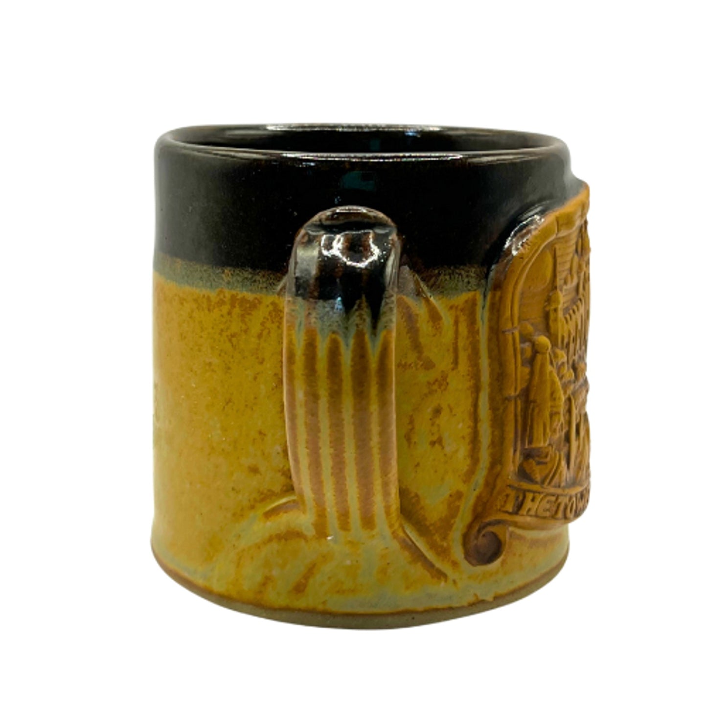 Vintage Tower of London 3D Relief Mug King Henry VIII Ceramic Tankard