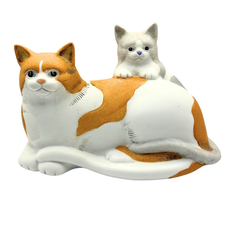 Silvestri Mary Lake Thompson Cat Kitten Figurine Ceramic Orange Calico Vintage