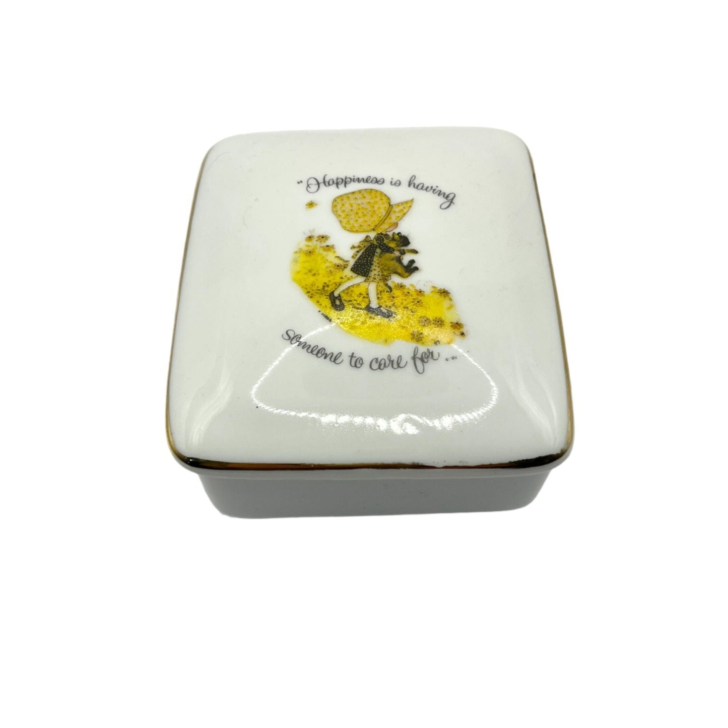Holly Hobby Trinket Box “Happiness is having someone to care for.”