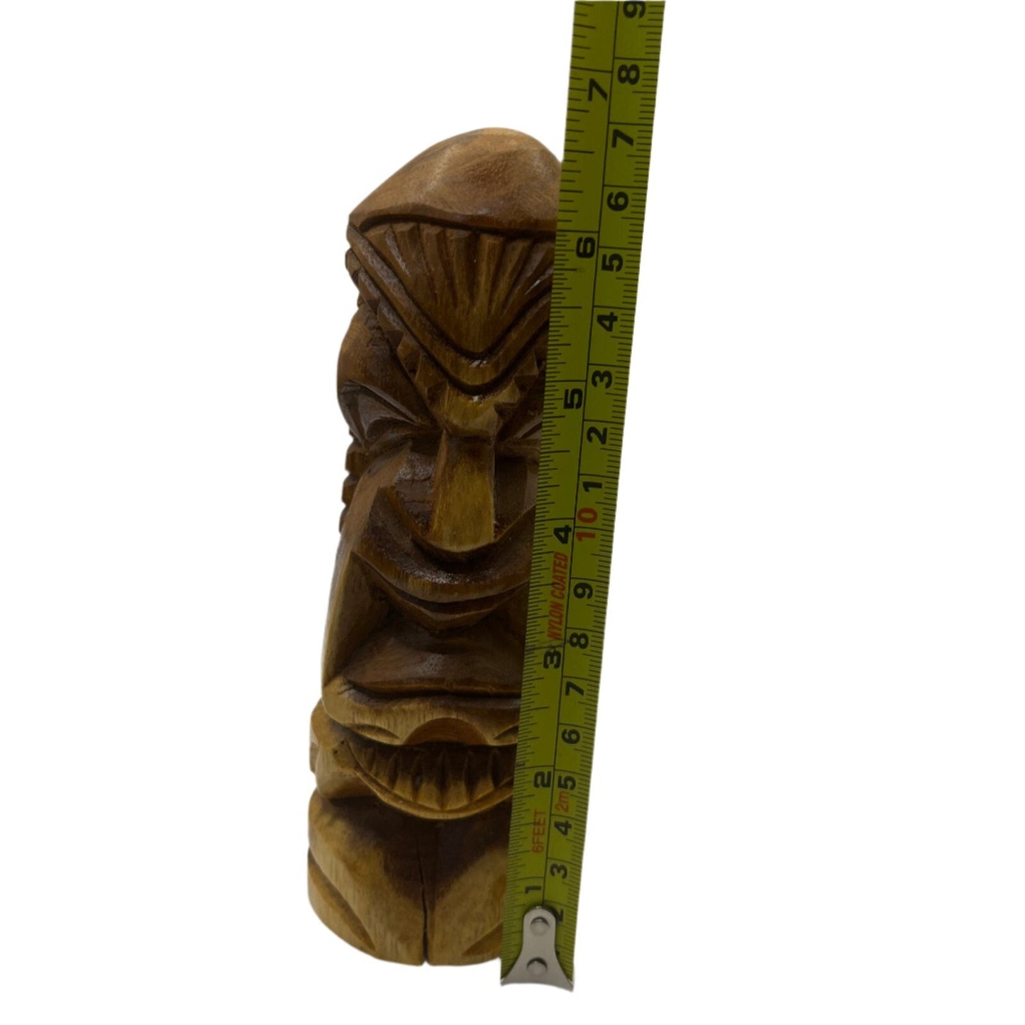 Vintage Hand Carved Wooden Loma Hawaiian Tiki Totem Pole God Figure