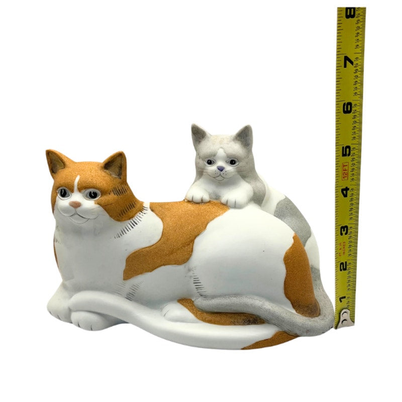 Silvestri Mary Lake Thompson Cat Kitten Figurine Ceramic Orange Calico Vintage