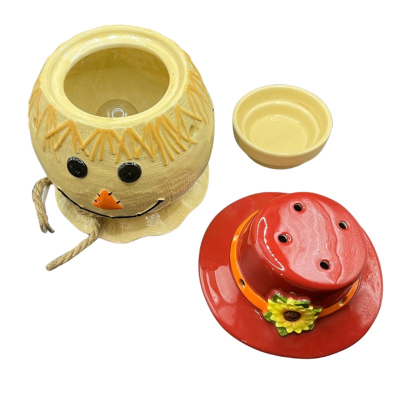 Retired Scentsy Scarecrow Wax Warmer  Harvest Collection with Box