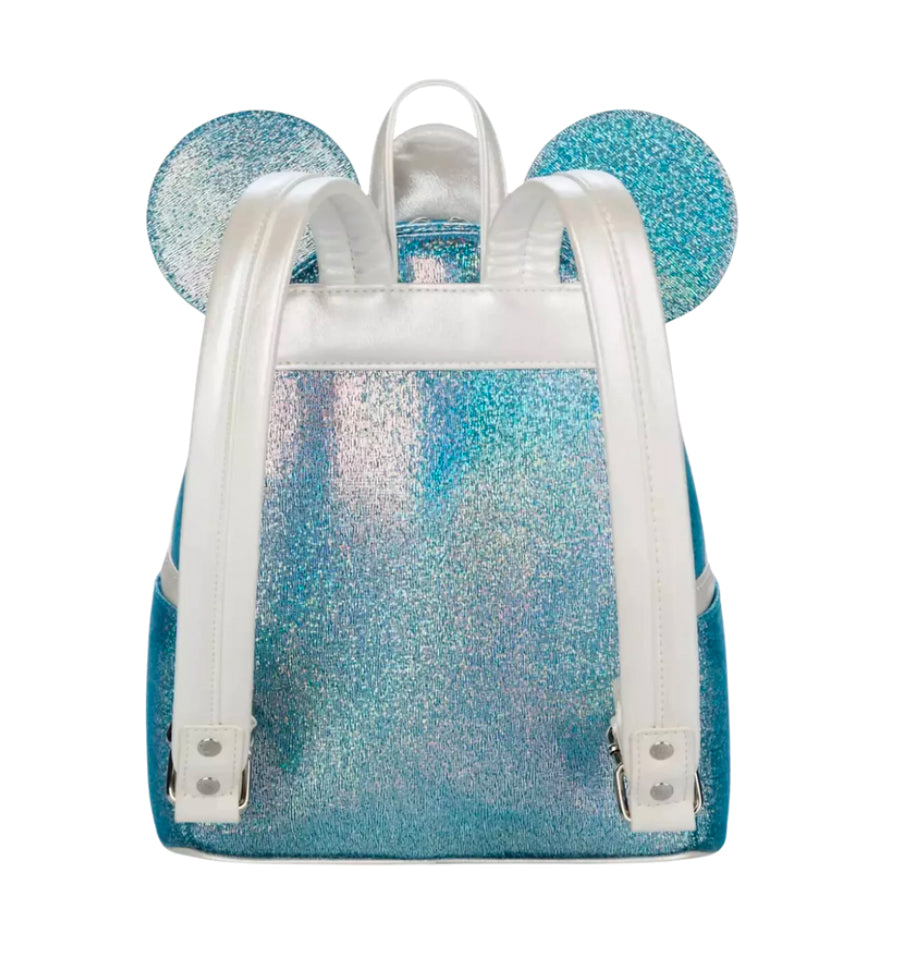 Disney Cruise Line 25th Anniversary Shimmering Seas Loungefly  Backpack with Tags Pre Owned